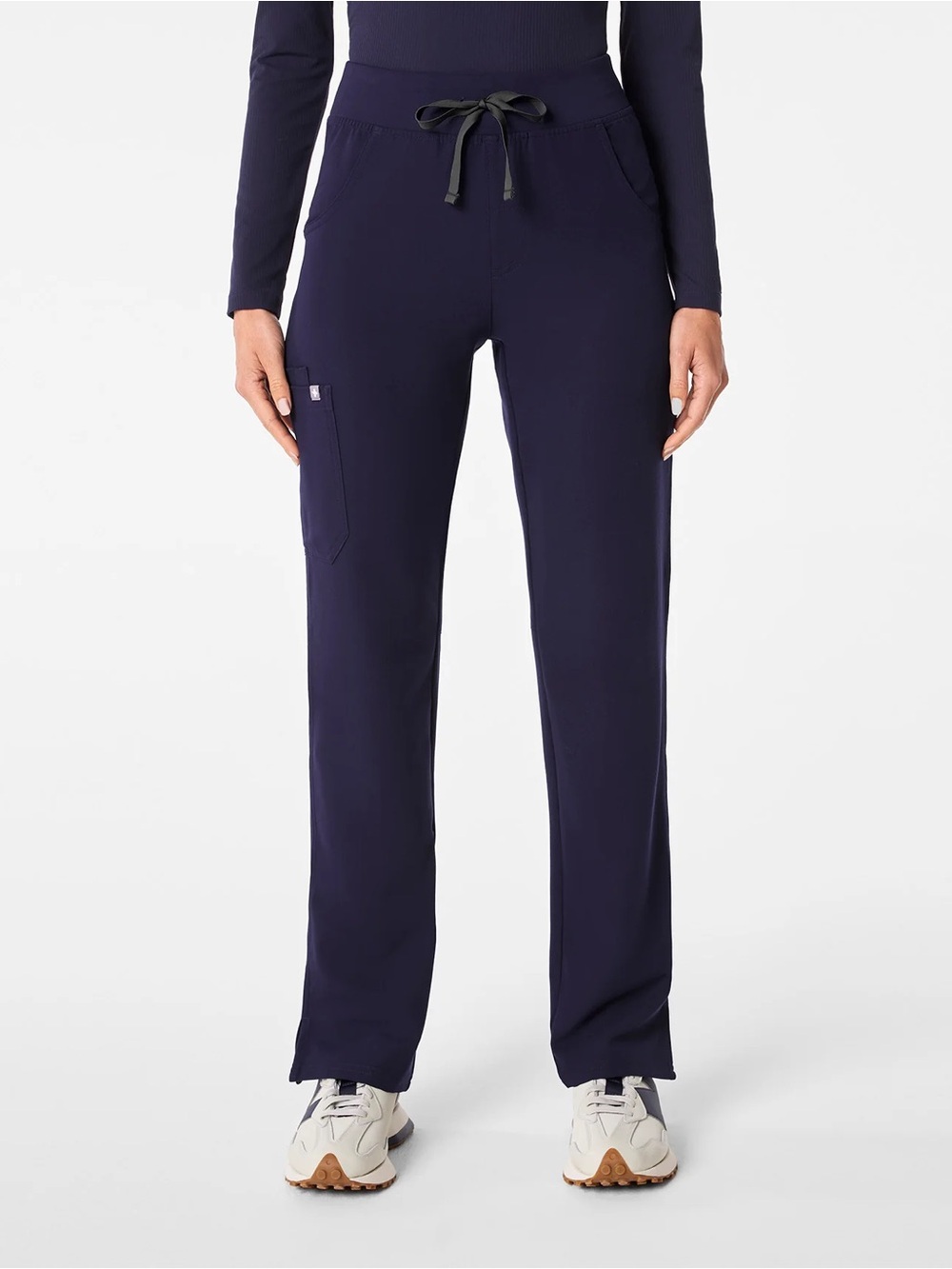 Figs Kade High-Rise Straight-Leg Scrub Pant
